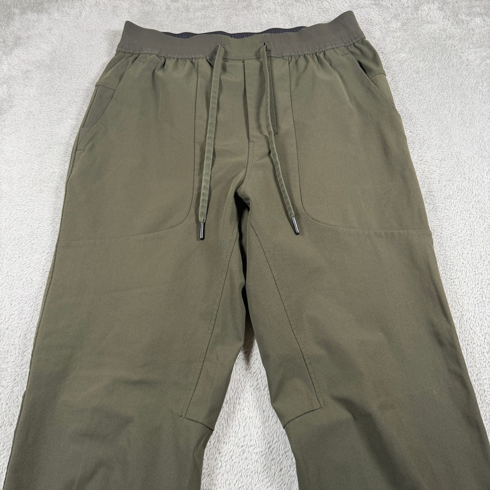 Lululemon ABC Jogger Mens Medium Dark Olive Warpstreme Athletic Pants - Picture 3 of 8